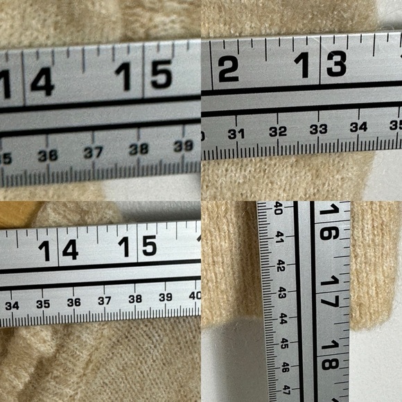 Sezane Mila Jumper Knit Sweater Square Neck Ruffle Mohair Merino Wool French XS - Picture 9 of 10